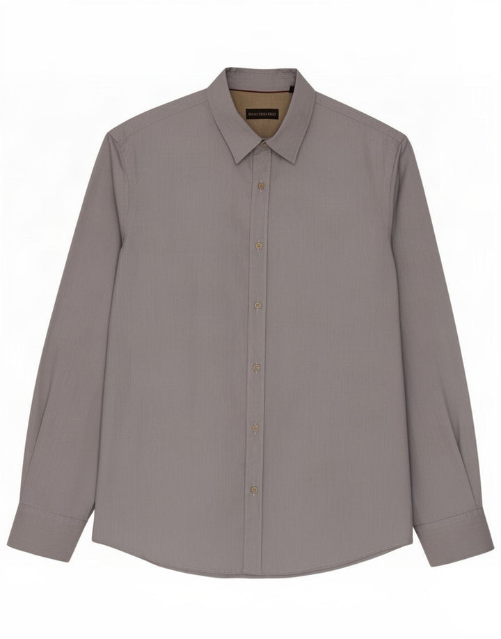 Camicia Trussardi Uomo Tg 42 Large Cotone Blu