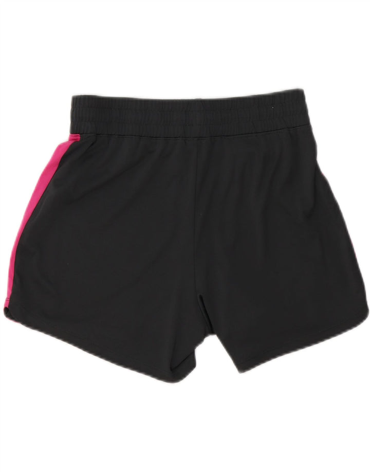 Pantaloncini sportivi da donna NIKE UK 10 Small Nero Poliestere color block