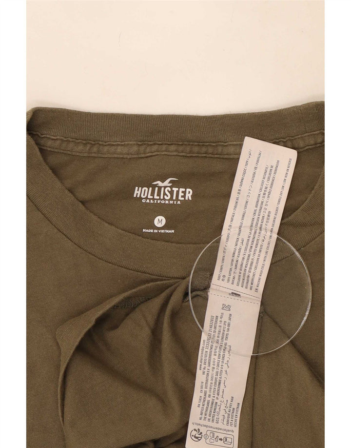 T-shirt grafica da uomo Hollister Top in cotone kaki medio