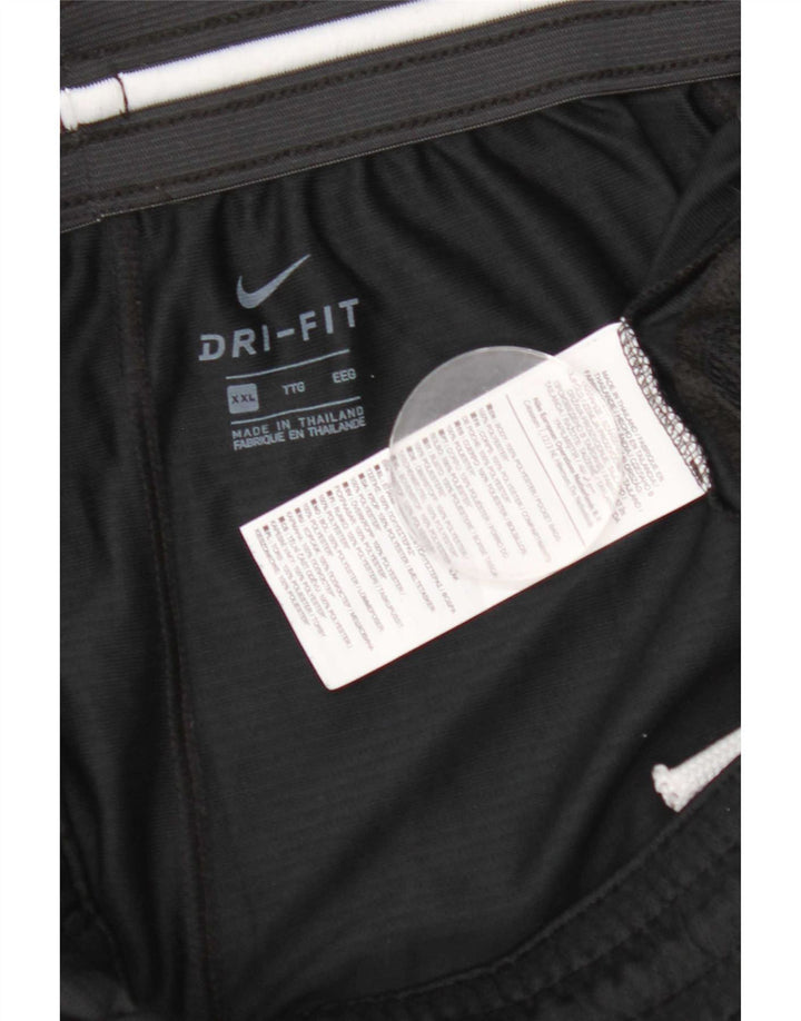Pantaloncini sportivi Nike Dri Fit Graphic da uomo 2XL poliestere nero