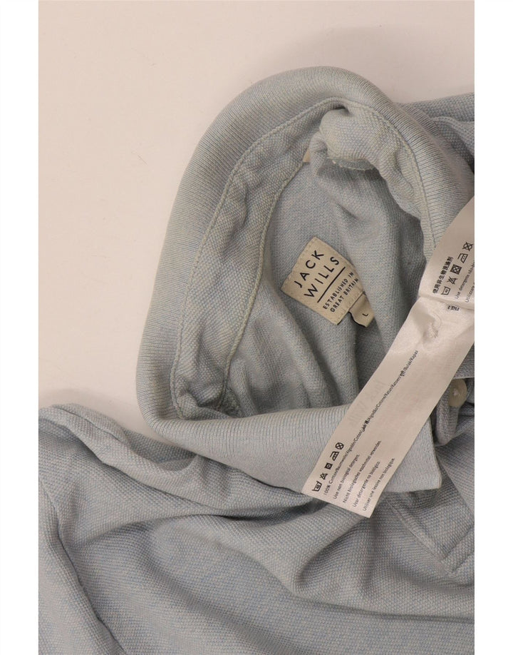 Polo da uomo Jack Wills grande in cotone blu