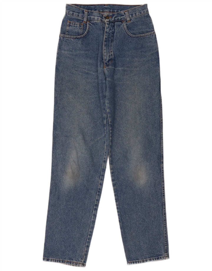 WAMPUM Womens Tapered Jeans IT 42 Medium W26 L30 Blue Cotton