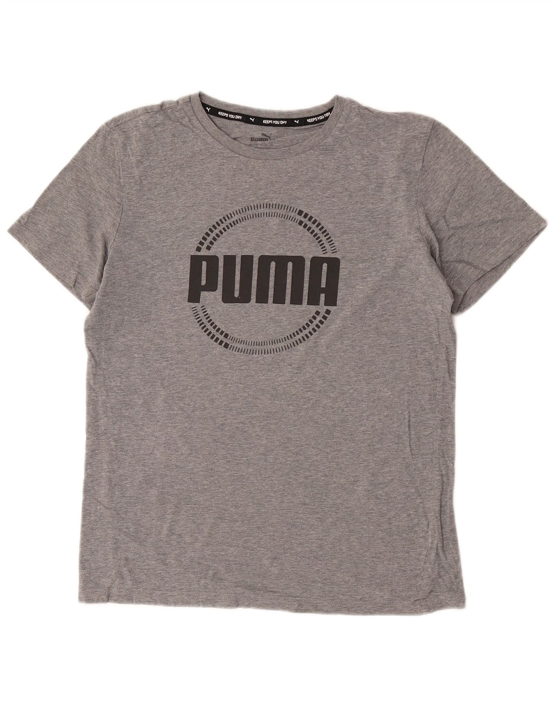 Maglietta grafica Puma da bambino 15-16 anni Grigia