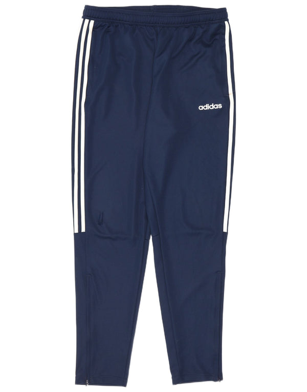 Pantaloni da tuta Adidas Aeroready da uomo grandi in poliestere blu navy