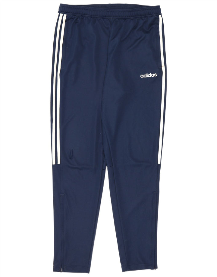 Pantaloni da tuta Adidas Aeroready da uomo grandi in poliestere blu navy