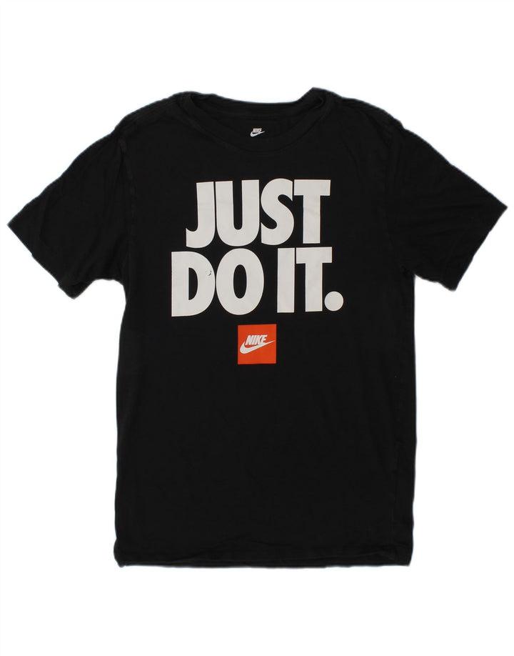 T-shirt grafica da uomo Nike Top XS in cotone nero