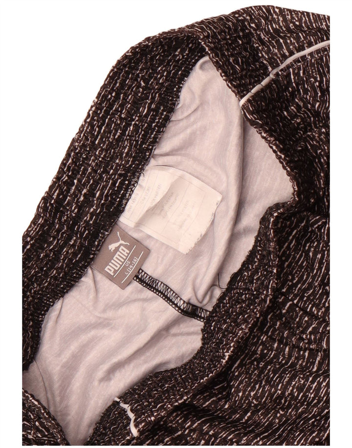 Pantaloncini sportivi Puma da ragazzo 14-15 anni, grandi, neri, in poliestere screziato