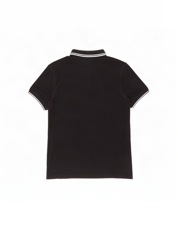 Polo da uomo Fred Perry in cotone nero medio