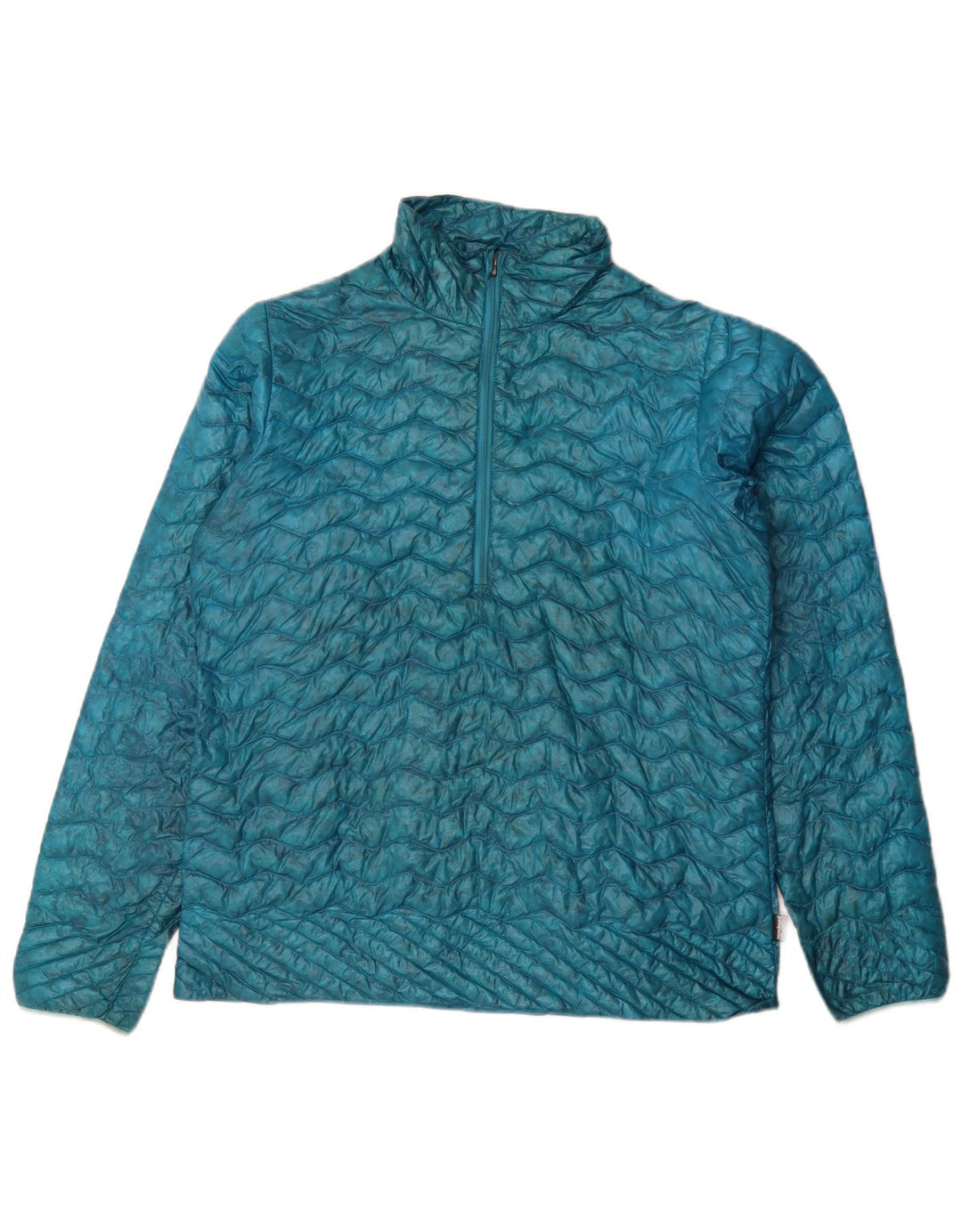 Patagonia Giacca imbottita pullover da donna UK 12 Blu medio sintetico