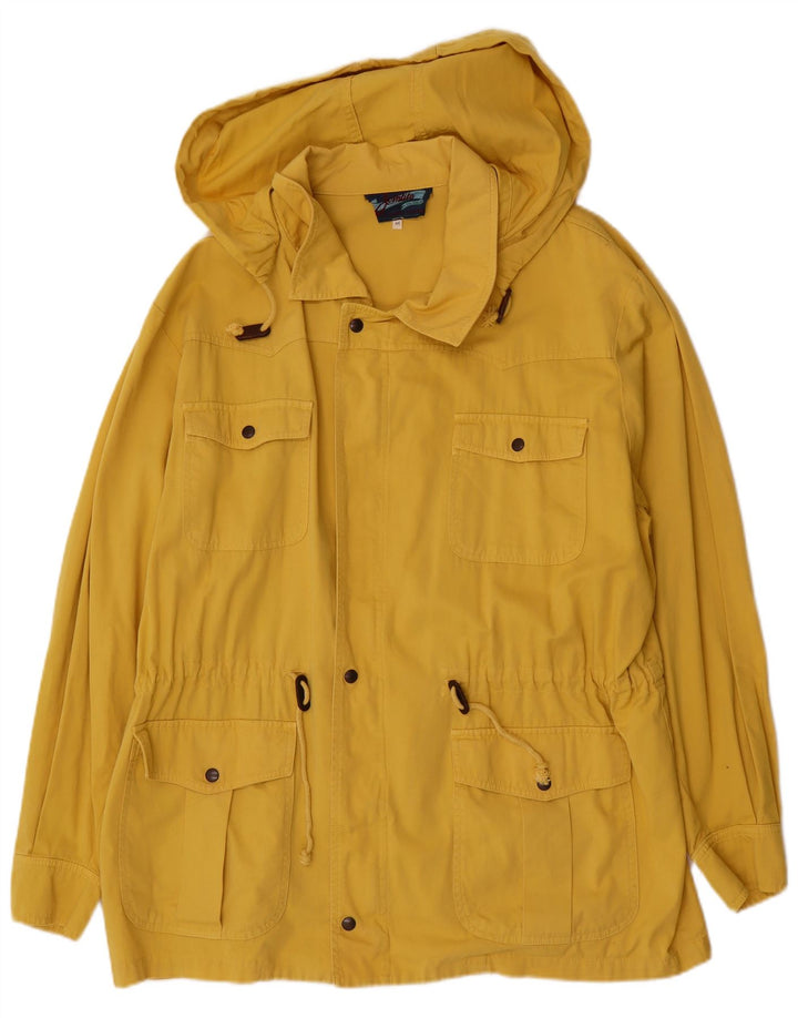 Giacca multiuso con cappuccio da uomo Colombus UK 38 Cotone giallo medio
