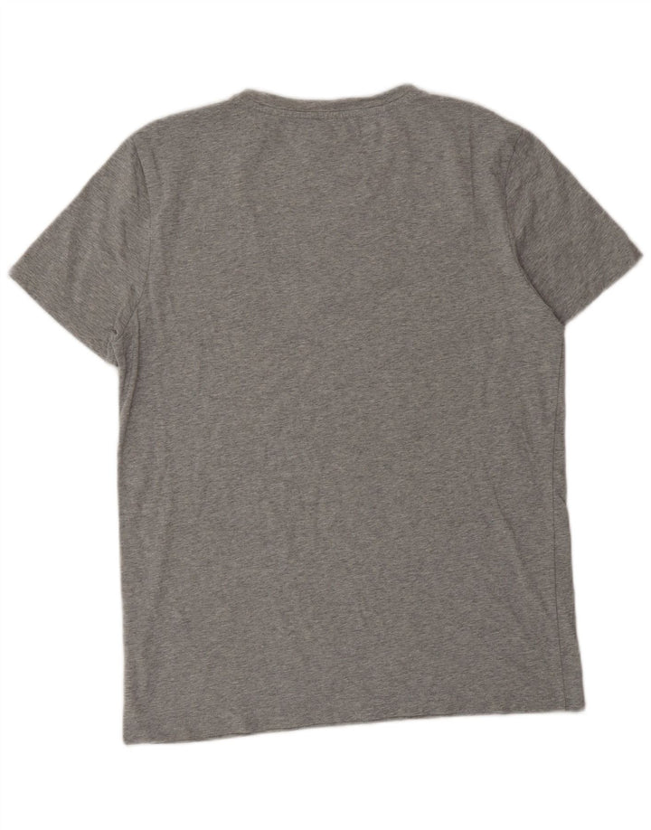 T-shirt da uomo Tommy Hilfiger Top grande in cotone chiazzato grigio