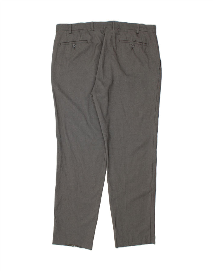 MICHAEL KORS Mens Slim Suit Trousers W38 L32 Grey Polyester Vintage Michael Kors and Second-Hand Michael Kors from Messina Hembry 