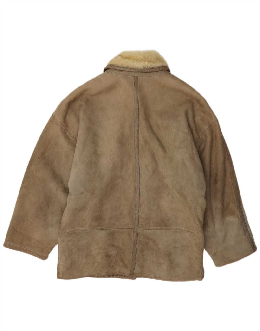 Giubbotto Shearling da donna Genny US 6 in pelle grigio medio
