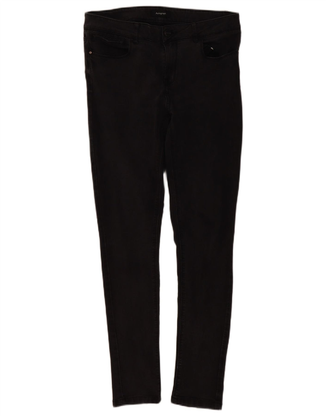 Jeans skinny da donna Marks & Spencer UK 12 medi W32 L30 neri