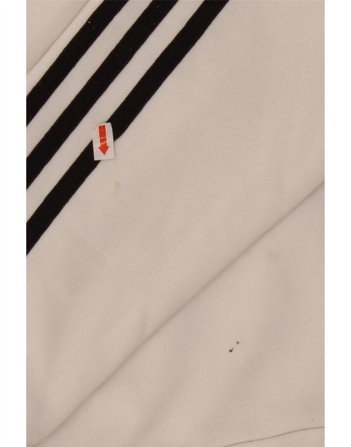 Giacca da tuta da donna ADIDAS Climalite UK 16/18 Large Bianca