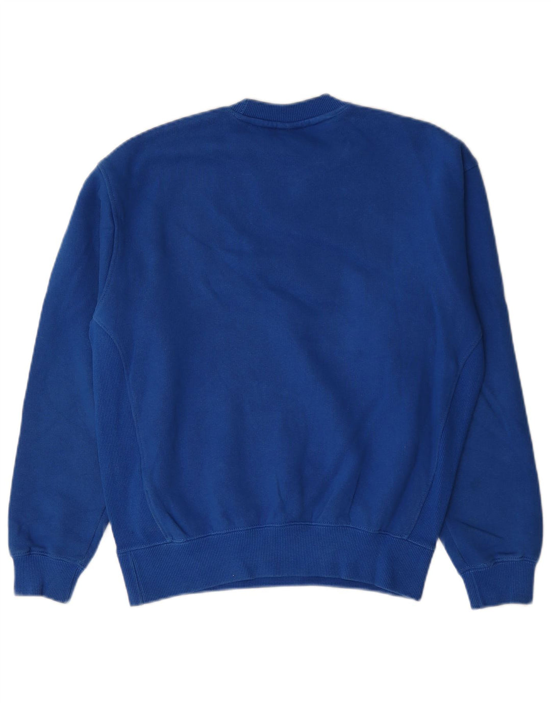 Felpa ampia da uomo Zara, vestibilità ampia, piccola, in cotone blu