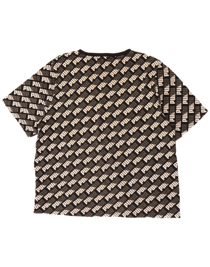 T-shirt grafica da uomo Puma Top 2XL cotone nero