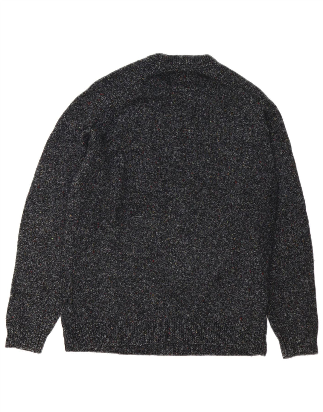 Maglione maglione girocollo da uomo Superdry grande lana screziata grigia