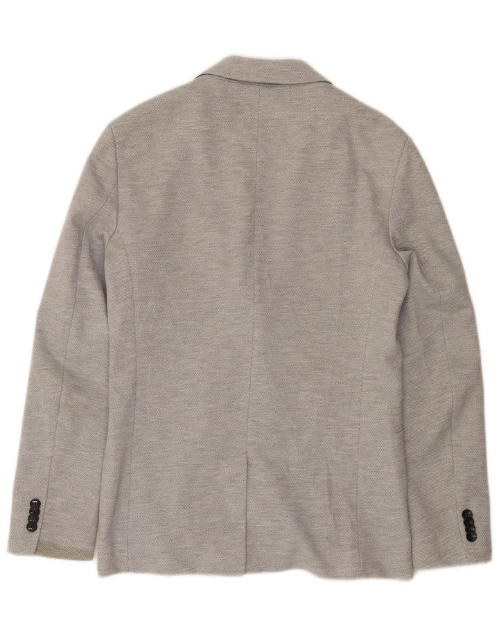 Giacca blazer da uomo a 2 bottoni Zara UK 38 Grigio medio