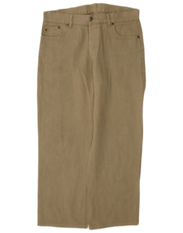 Levi's Uomo 501 Pantaloni casual dritti W33 L27 Cotone Beige