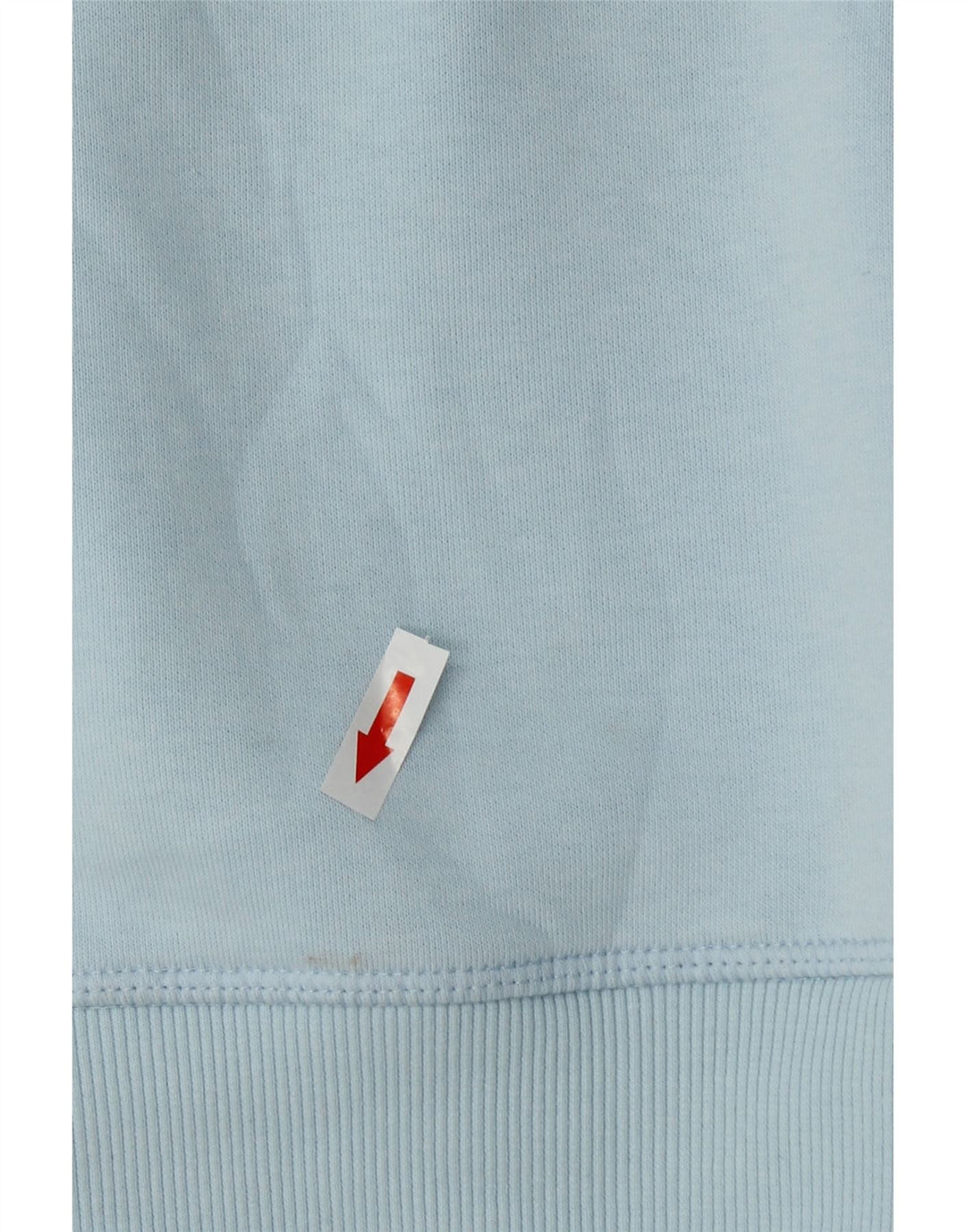 Felpa da uomo con zip e collo Penguin, in cotone blu medio