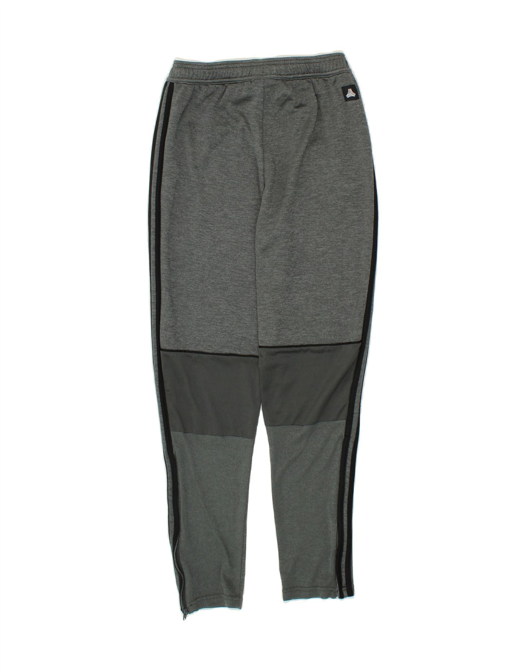 ADIDAS Girls Tracksuit Trousers 13-14 Years Grey Flecked Polyester Vintage Adidas and Second-Hand Adidas from Messina Hembry 