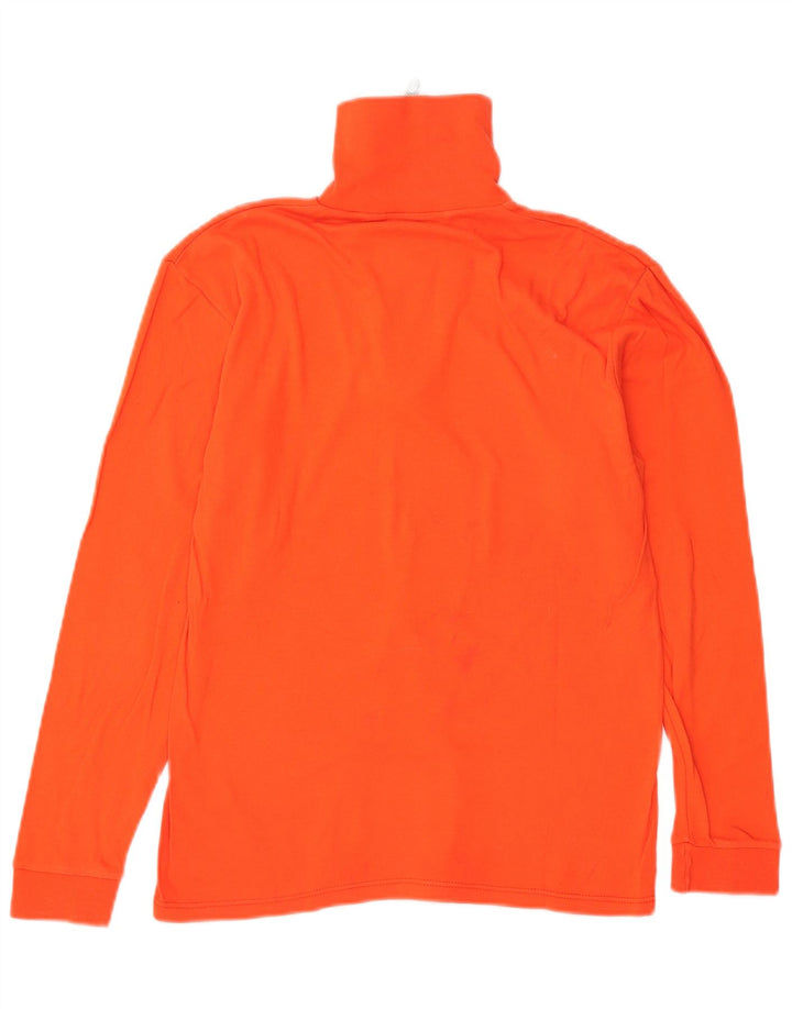 Conte of Florence Top da donna con zip e collo a maniche lunghe IT 44 Arancione medio