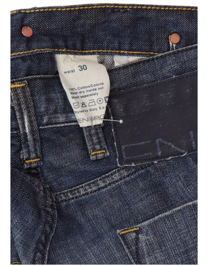 Jeans bootcut da uomo ENERGE W30 L34 cotone blu