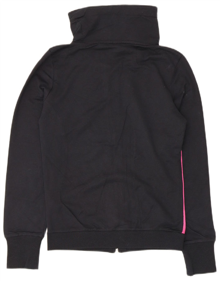 Giacca da tuta da donna Puma UK 8 Small Black Colourblock Cotton
