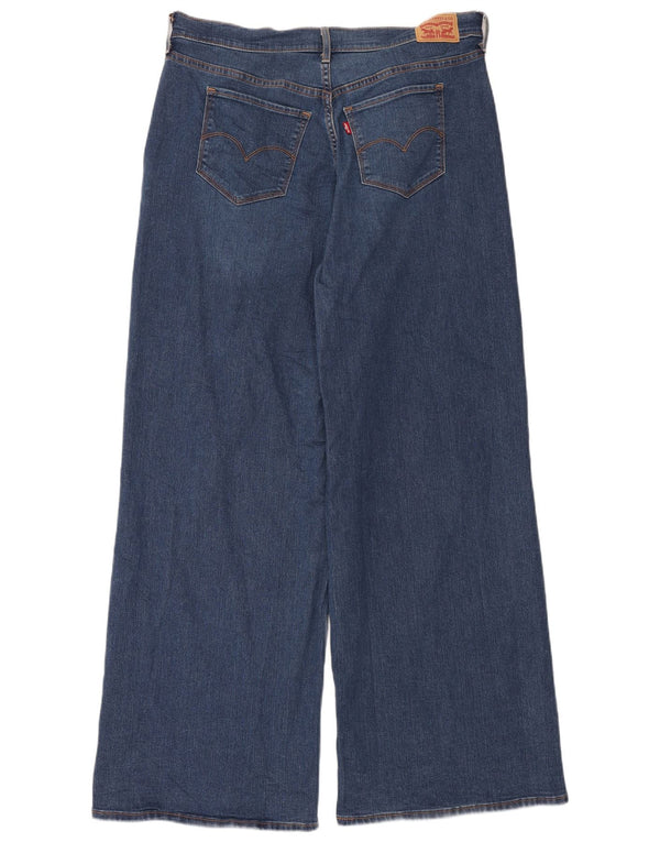 Levi's Donna 318 Shaping Jeans a gamba larga US 16 2XL W40 L34 Cotone blu