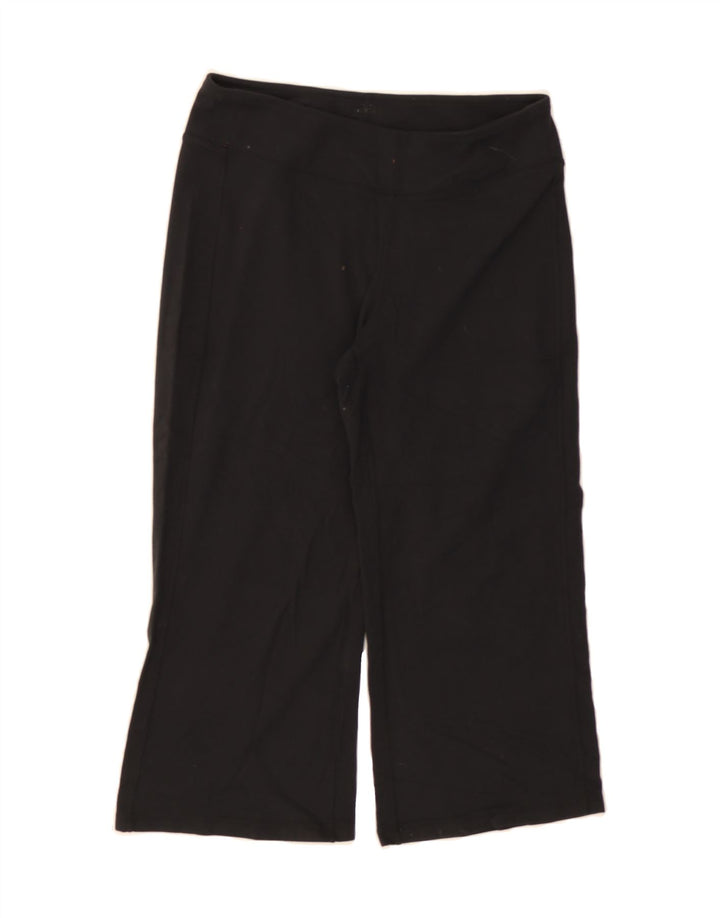 ATHLETA Womens Capri Tracksuit Trousers UK 14 Medium  Black Nylon Vintage Athleta and Second-Hand Athleta from Messina Hembry 