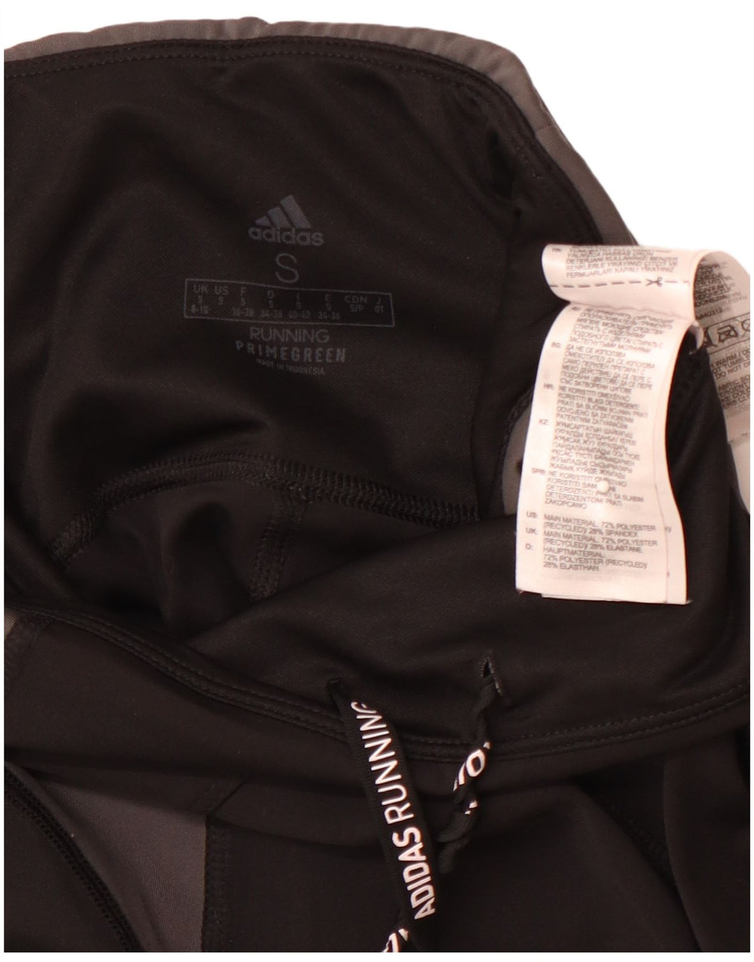 Leggings ADIDAS Aeroready da donna UK 8/10 Small Black Colourblock