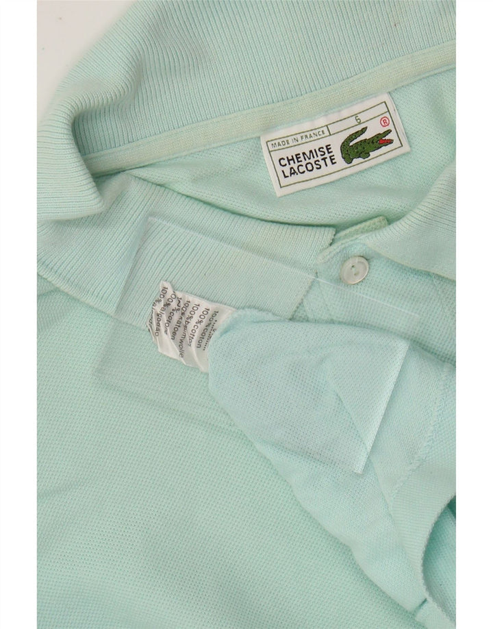 Polo da uomo LACOSTE taglia 6 XL in cotone turchese