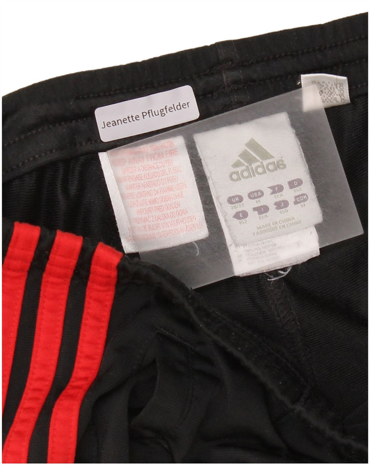 Pantaloni della tuta da ragazzo Adidas 11-12 anni in poliestere nero