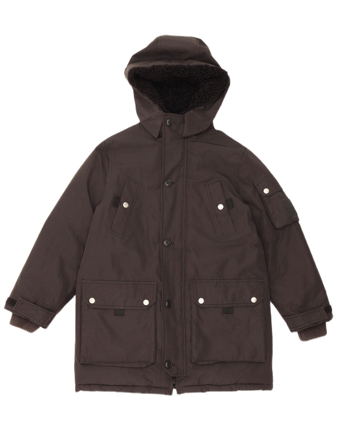 Giacca Parka con cappuccio da donna Diesel UK 10 Small Poliestere nero