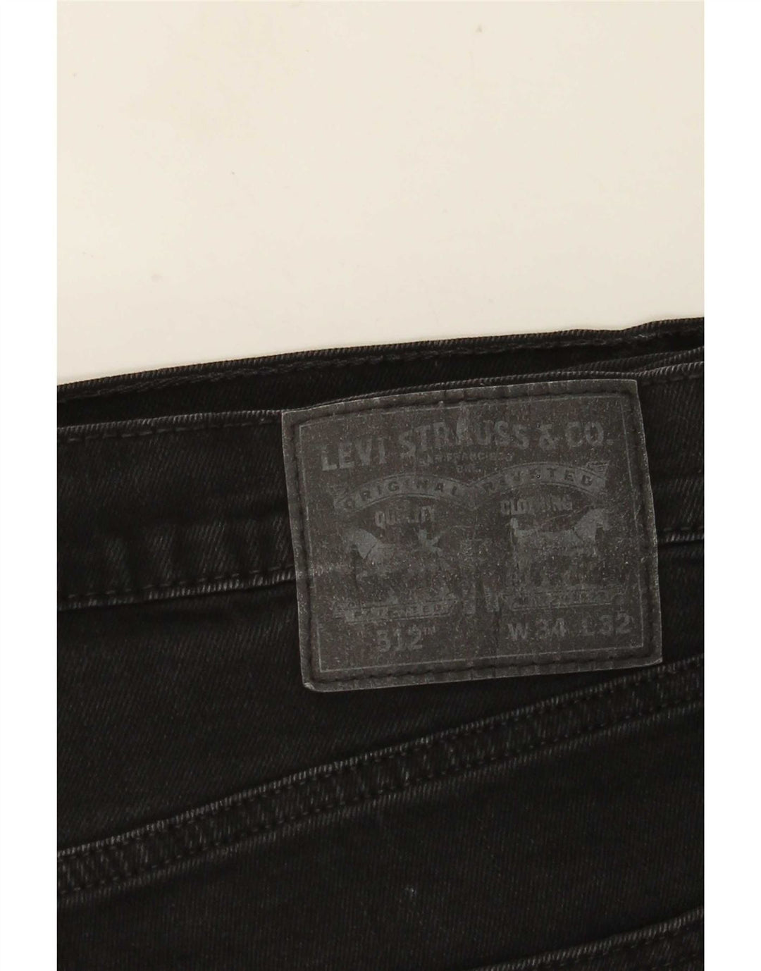 Jeans Levi's Uomo 512 Slim affusolati W34 L32 Neri