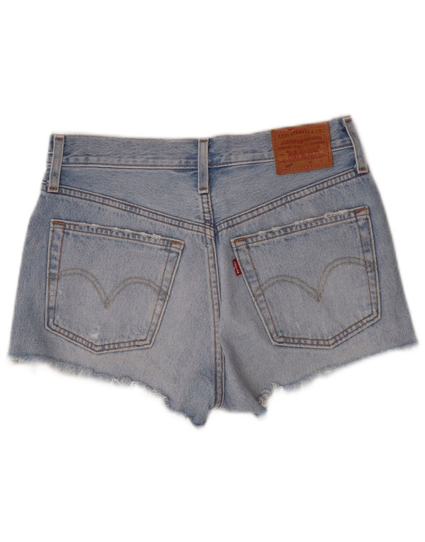 Pantaloni caldi in denim Levi's 501 da donna W25 piccoli in cotone blu