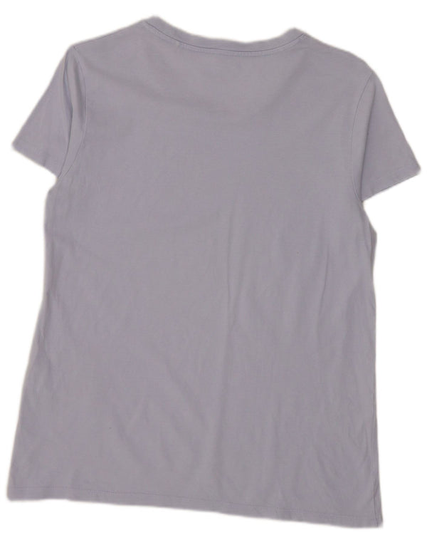 T-shirt grafica da donna Levi's Top UK 10 piccola in cotone viola