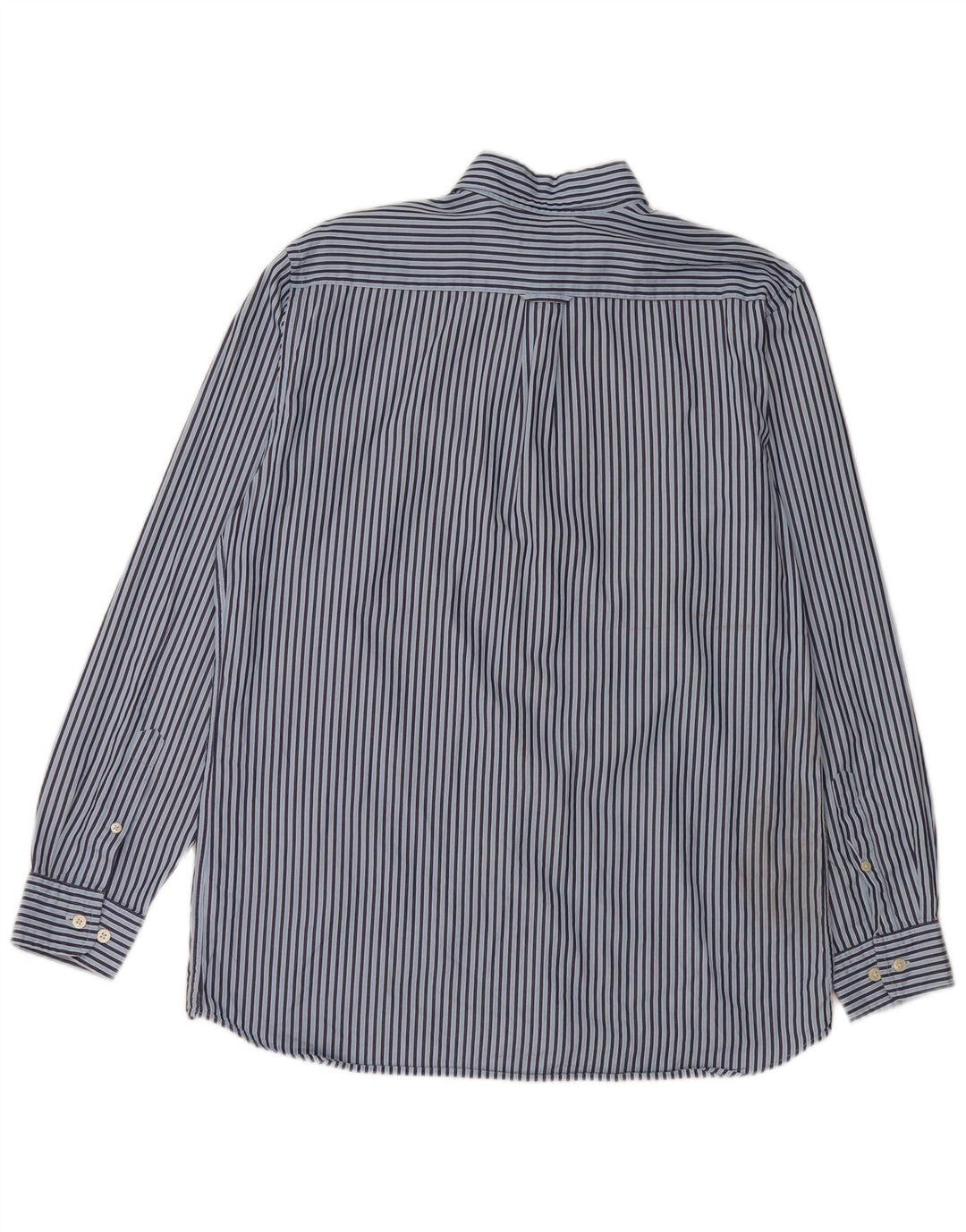 Camicia Gant da uomo vestibilità regolare in cotone gessato blu medio