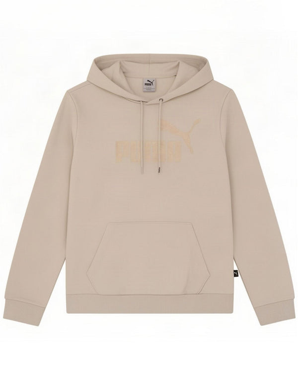 Puma Felpa con cappuccio grafica da donna UK 10 Small White Cotton