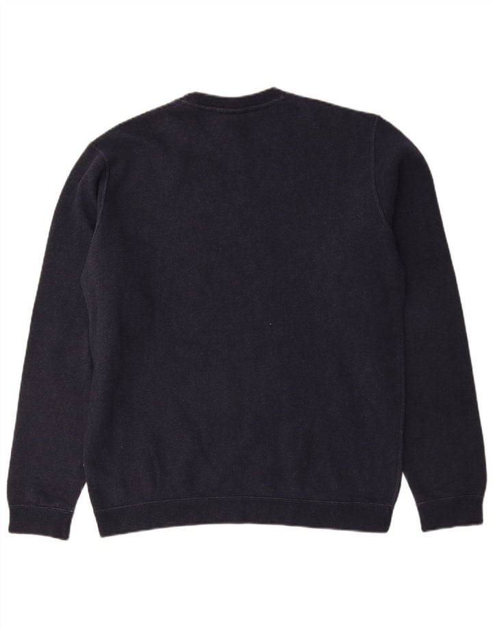 Felpa Nike Uomo Maglia Media Cotone Nero