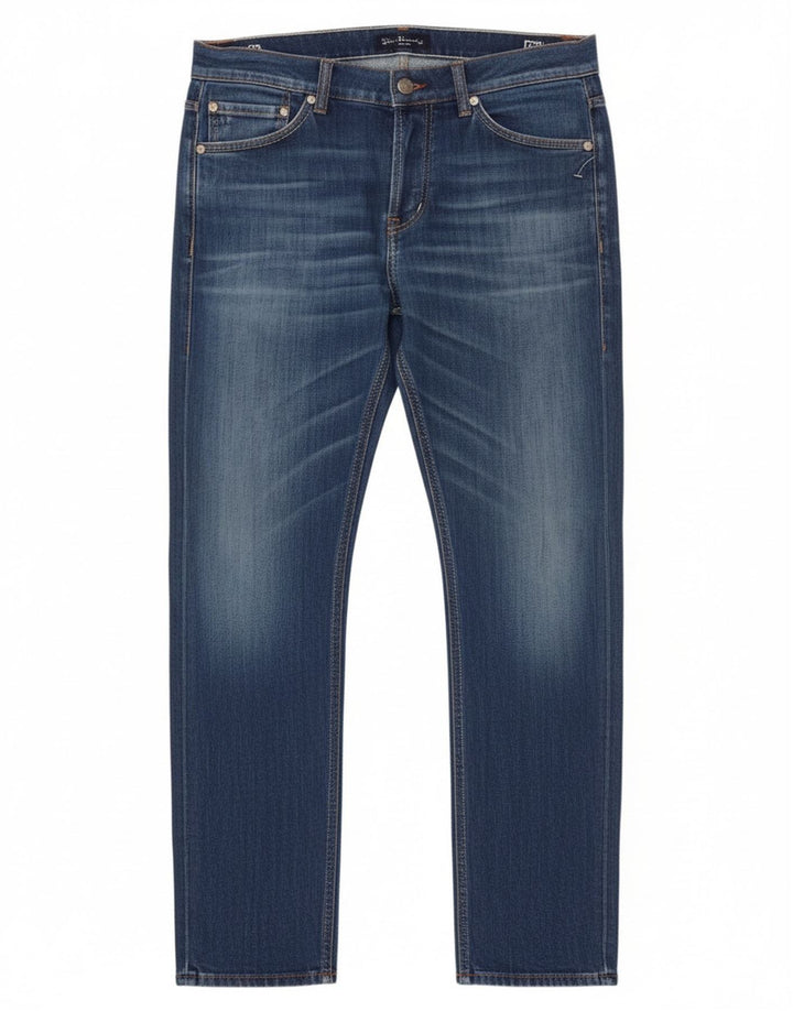 Jeans slim da uomo Dondup W35 L30 poliestere blu