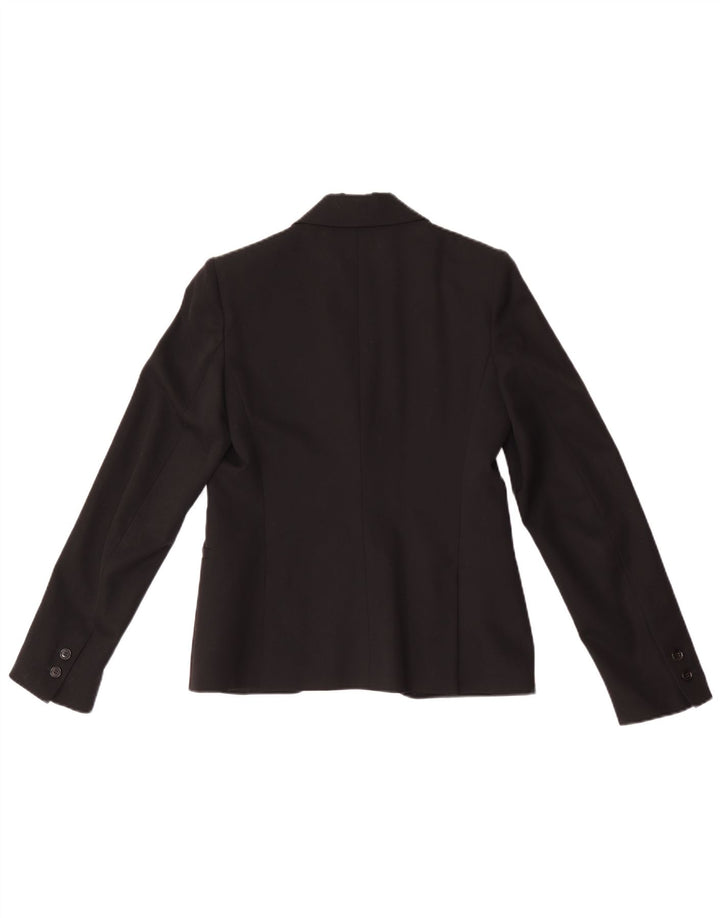 Giacca blazer a 1 bottone da donna New York Industrie EU 40 lana nera media