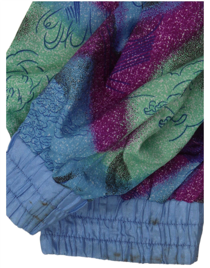 Giacca da ginnastica vintage da uomo XL multicolore Tie Dye