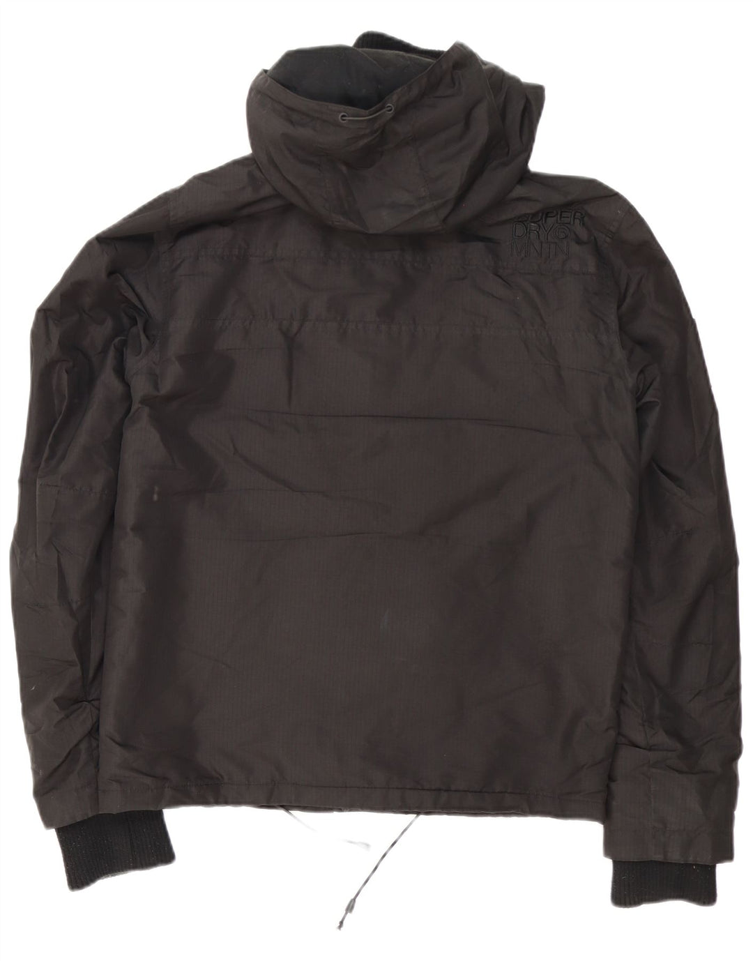 Giacca a vento con cappuccio da uomo Superdry UK 36 Small Poliestere nero