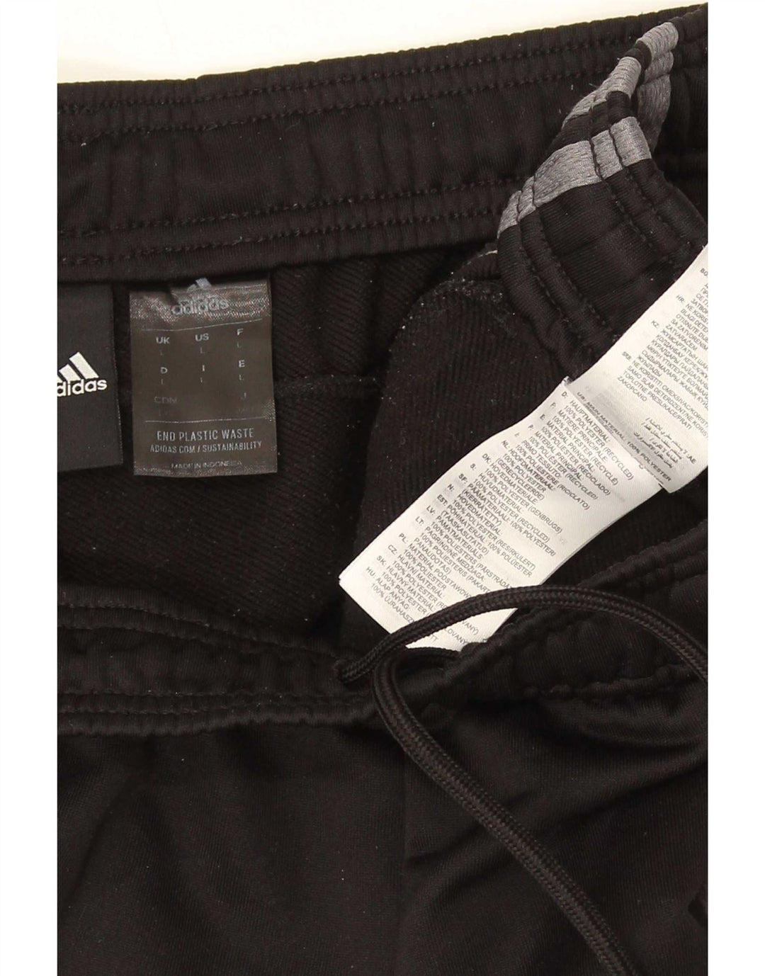 Pantaloni da tuta Adidas Aeroready da uomo grandi in poliestere nero