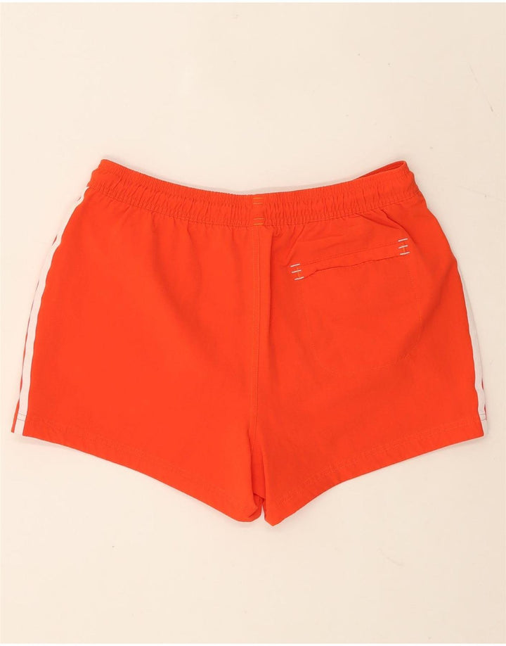 Pantaloncini sportivi Adidas da donna UK 12 nylon arancione medio