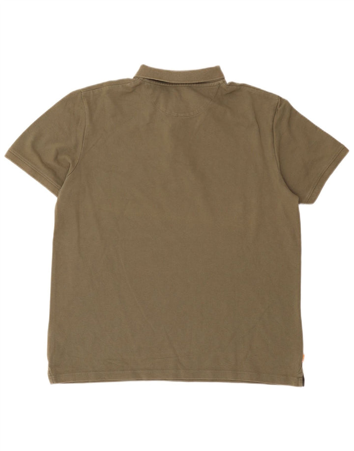 Polo Timberland da uomo vestibilità regolare grande cotone kaki