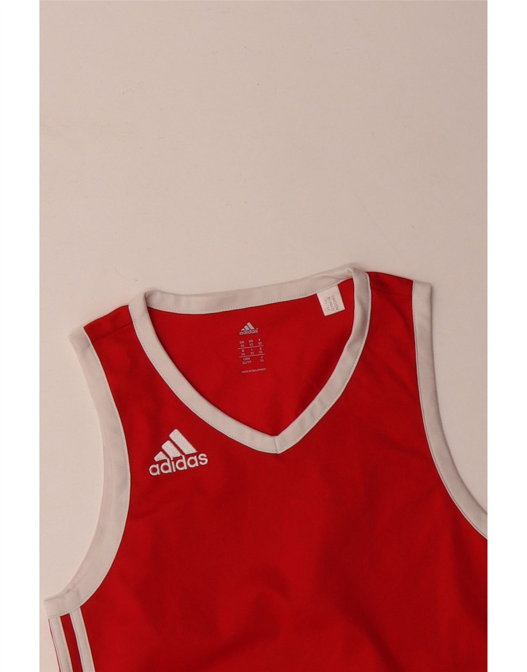 Canotta da uomo ADIDAS XS rossa in poliestere