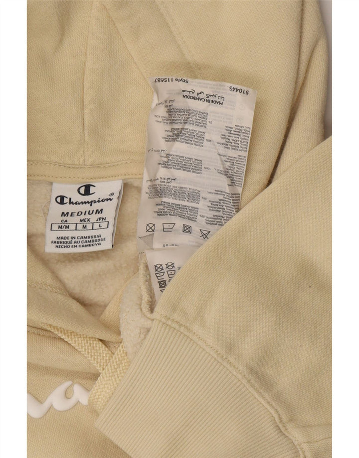 Maglione con cappuccio grafico da donna CHAMPION UK 14 Cotone beige medio